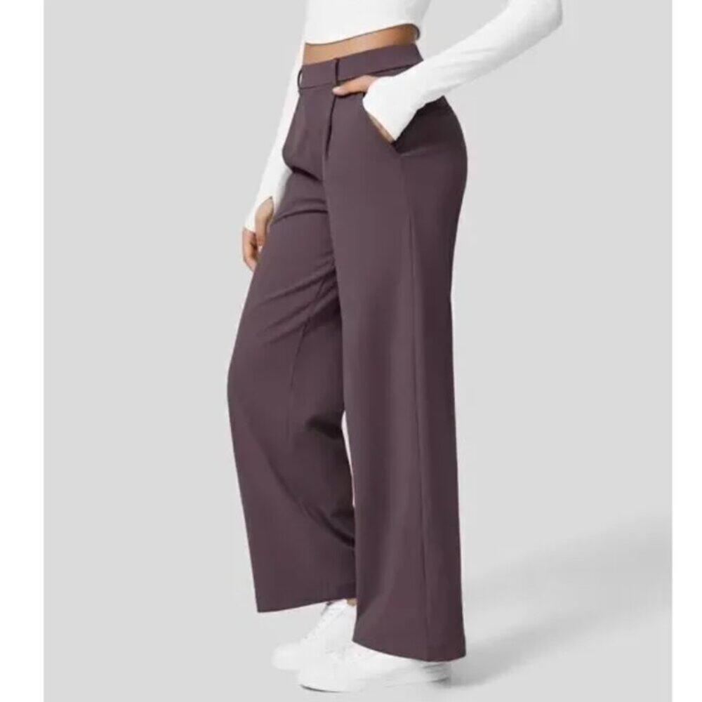 NWT HALARA High Waisted Pocket Straight Leg Work Pant Size XL
